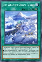 The Weather Snowy Canvas